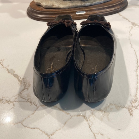 Jessica Simpson 5.5 Brown/Tortoise Ballet Flats EUC - Picture 3 of 6